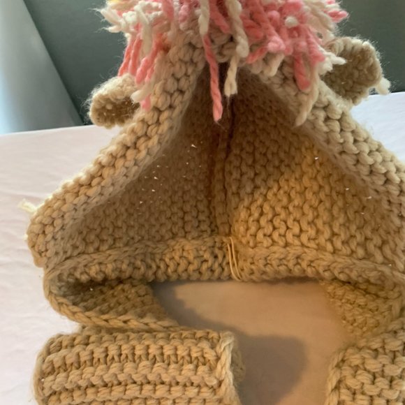 Tacobear Handmade Unicorn Hooded Scarf with Pockets - Picture 2 of 8